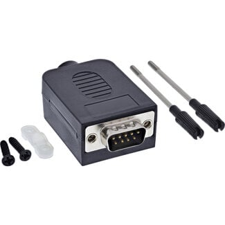 InLine® InLine® D-Sub 9 breakout aansluitblok, stekker, schroefaansluiting