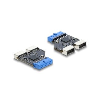 DeLOCK Delock USB 5 Gbps Hub 20 pin header female to 2 x USB 5 Gbps Type-E Key A female