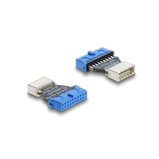 DeLOCK Delock Adapter USB 5 Gbps 20 pin header female to USB 5 Gbps Type-E Key B female