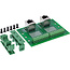 InLine® klemmenblok, 2x RJ45 aansluiting, naar boven, voor DIN-rail