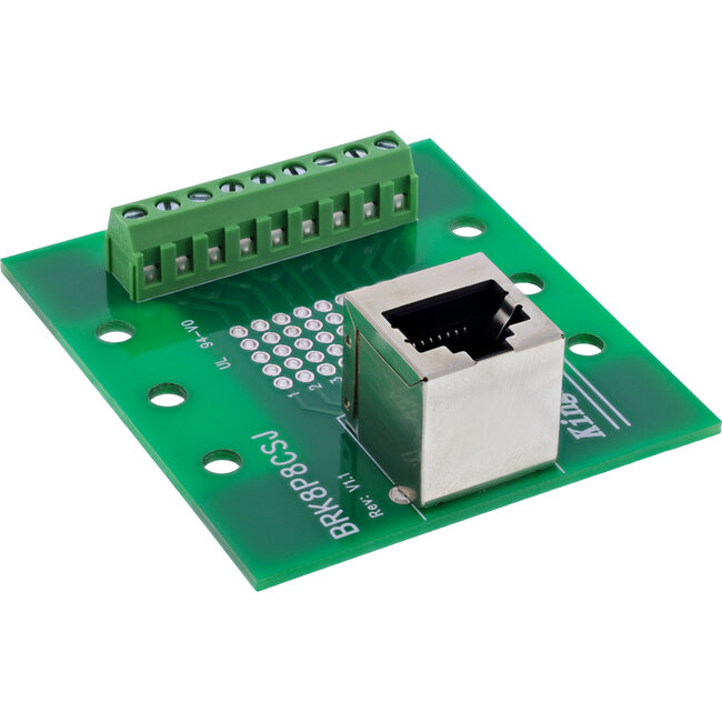 InLine® klemmenblok, RJ45-connector, naar boven, voor opzetstuk