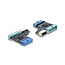Delock USB 5 Gbps hub 20 pin header female to 1 x USB 5 Gbps 20 pin header male connector and Type-E Key A female