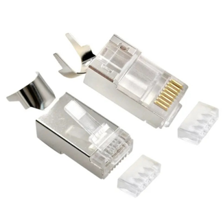 Cablexpert Afgeschermde modulaire RJ45 CAT7 stekker, 8P8C, 10 stuks