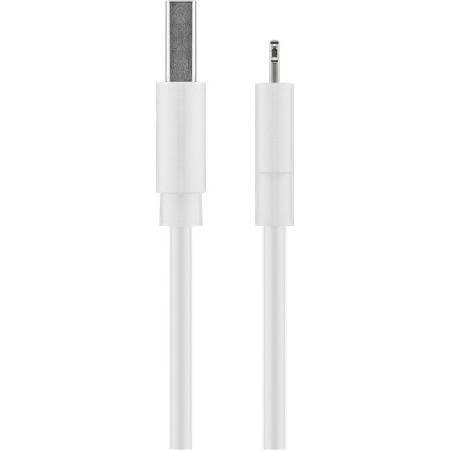 Goobay Lightning USB Charging and Sync Cable, 3 m, white