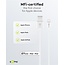 Goobay Lightning USB Charging and Sync Cable, 1 m, white