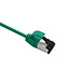 ROLINE U/FTP patchkabel Cat.8 (Klasse I), dun, LSOH, soepel draad, groen, 0,15 m