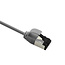 ROLINE U/FTP patchkabel Cat.8 (Klasse I), dun, LSOH, soepel draad, grijs, 0,15 m