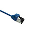 ROLINE U/FTP patchkabel Cat.8 (Klasse I), dun, LSOH, soepel draad, blauw, 1 m
