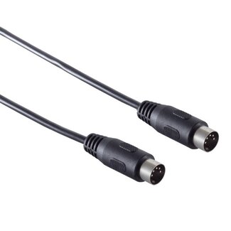 S-Impuls DIN 5-pins audiokabel | zwart | 2,5 meter