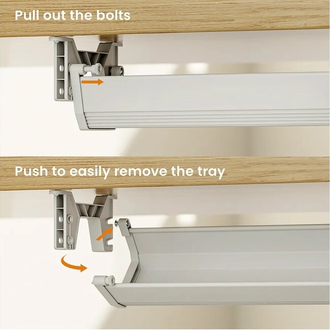 Roline Easy2Open bureau kabelgoot | 85,8 x 11,8 cm | zwart