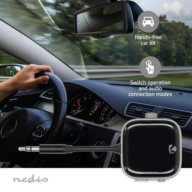 Nedis portable Bluetooth audio transmitter/receiver | 3,5mm Jack