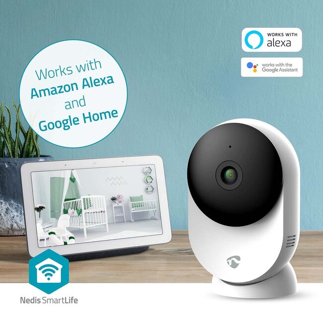 Nedis SmartLife indoor camera | Dual Band Wi-Fi | 3MP Full HD 1296p