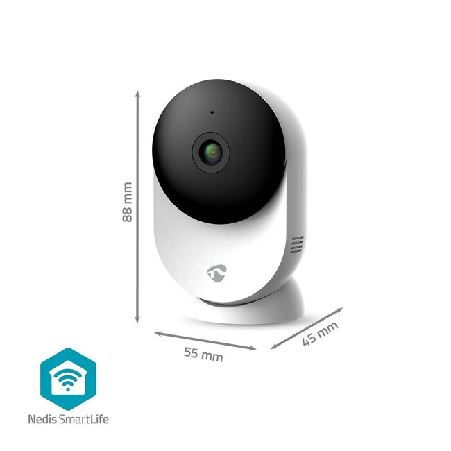 Nedis SmartLife indoor camera | Dual Band Wi-Fi | 3MP Full HD 1296p