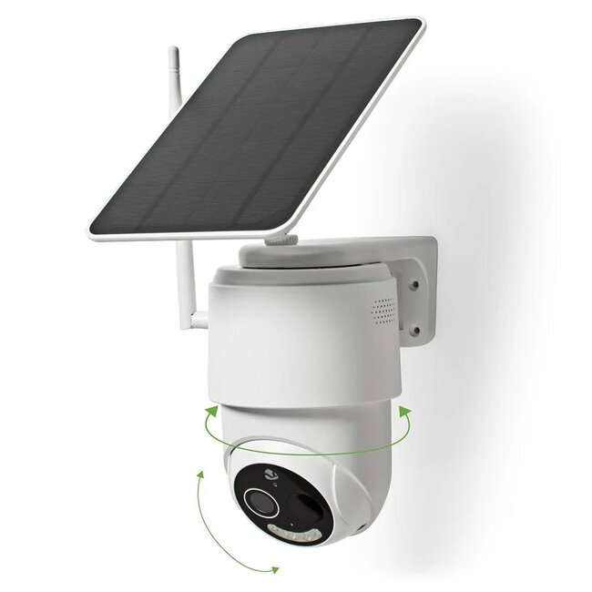 Nedis SmartLife outdoor camera met spotlight | oplaadbaar/solar | draaien/kantelen | Wi-Fi | Full HD 1080p