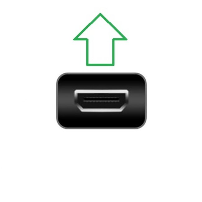 Premium Micro HDMI - HDMI adapter | haaks naar boven | HDMI2.1 (8K 60Hz + HDR) | metaal