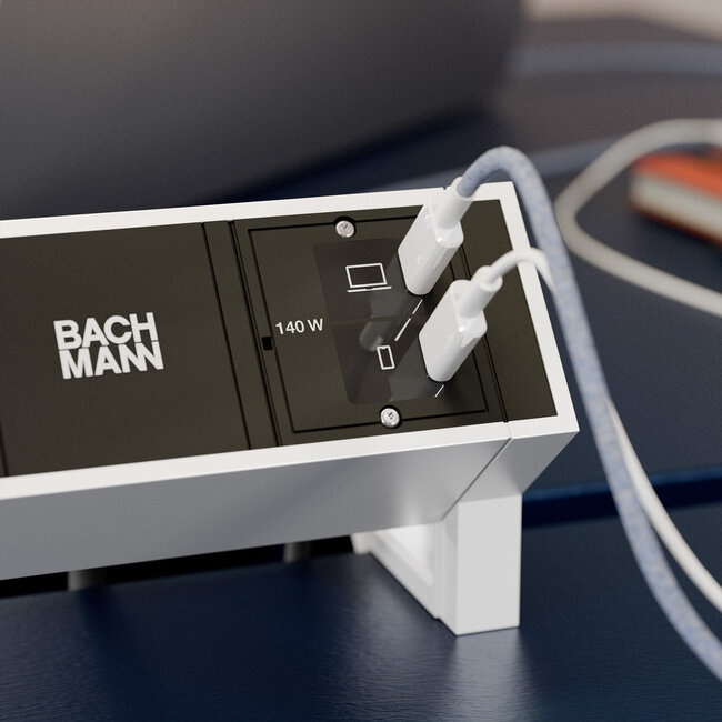 BACHMANN Custom Modul USB C/C/C Charger, mit Netzteil