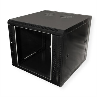 Value VALUE Wandbehuizing 9 HE (HxBxD) 505x570x600mm, zwart