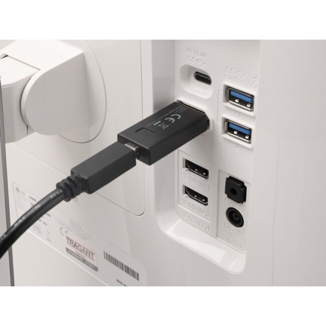 Delock DisplayPort to Mini DisplayPort Adapter 8K with HDR with HDR and HDCP Support - bidirectional