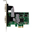 InLine® PCIe 4-poorts RS-232 kaart, 4x D-Sub 9 connector, incl. laag profiel