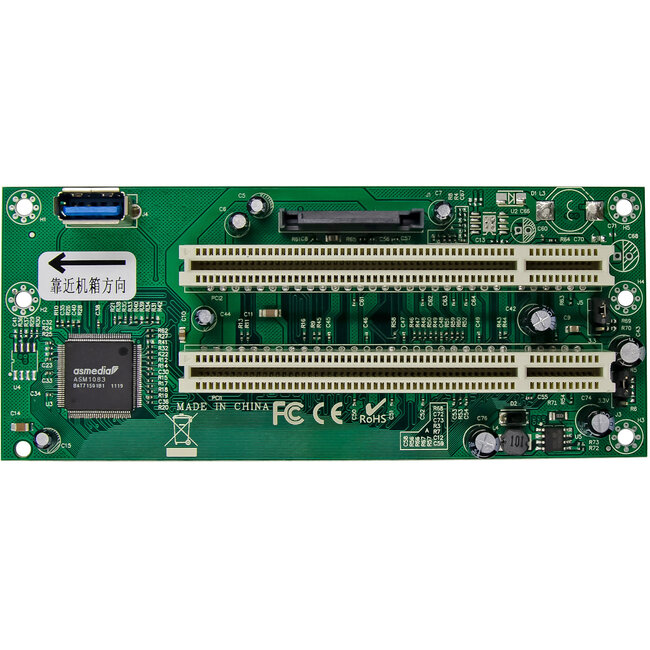 InLine® Interfacekaart, PCIe x1 naar 2x PCI 32-bit, incl. 60 cm kabel