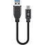 Goobay USB-C™ to USB-A Cable, 0.15 m, black