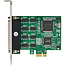 InLine® Interfacekaart, PCIe x1 naar 8x RS-232, D-Sub 9 connector