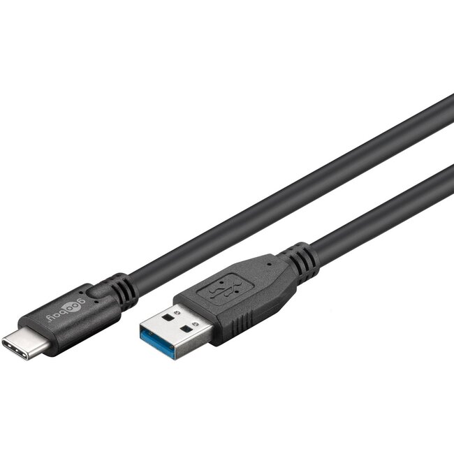 Goobay USB-C™ to USB-A Cable, 2 m, black