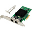InLine® Dual Gigabit netwerkkaart, 2x RJ45 1 Gb/s, PCIe x4, incl. laagprofiel