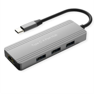 Value VALUE USB 3.2 Gen 1 Hub, 4-voudig, USB-C aansluitkabel