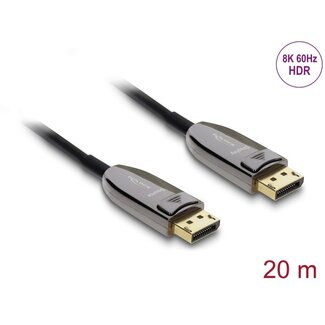 DeLOCK Delock Active Optical Cable DisplayPort 2.1 8K 60 Hz 40 Gbps 20 m