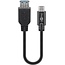 Goobay USB-C™ to USB-A Cable, OTG, 0.2 m, black