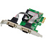InLine® PCIe 2-poorts RS-232 kaart, 2x D-Sub 9 connector, incl. laag profiel