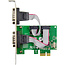 InLine® PCIe 2-poorts RS-232 kaart, 2x D-Sub 9 connector, incl. laag profiel