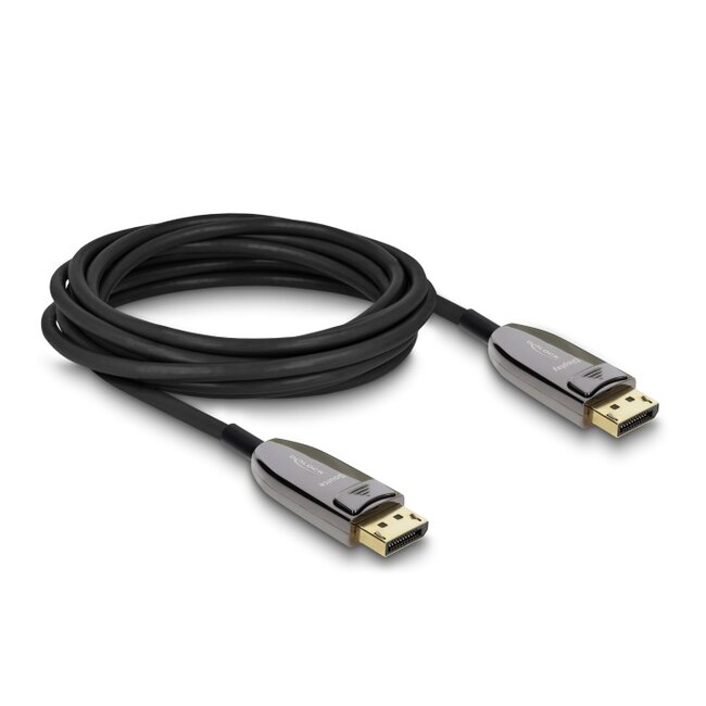 Delock Active Optical Cable DisplayPort 2.1 8K 60 Hz 40 Gbps 5 m