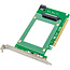 InLine® Interfacekaart, PCIe x16 U.2 NVMe, SFF-8639, intern