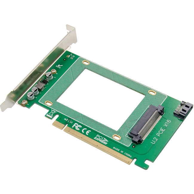 InLine® Interfacekaart, PCIe x16 U.2 NVMe, SFF-8639, intern