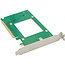 InLine® Interfacekaart, PCIe x16 U.2 NVMe, SFF-8639, intern