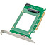 InLine® Interfacekaart, PCIe x16 U.2 NVMe, SFF-8639, intern