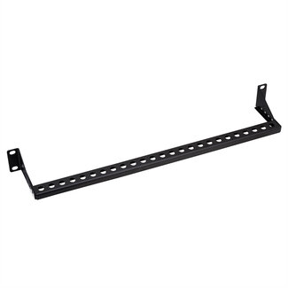 Value VALUE 19" Rack montierbare Kabelführungsschiene (horizontal), einstellbare Tiefe, 1HE, schwarz