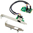 InLine® Mini-PCIe Gigabit netwerkkaart, 1x RJ45, halve grootte, incl. module