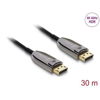 DeLOCK Delock Active Optical Cable DisplayPort 2.1 8K 60 Hz 40 Gbps 30 m