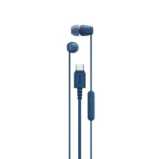 Sony Sony in-ear earphones met microfoon | stereo | USB-C | blauw
