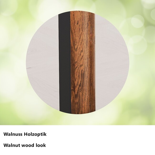 My Wall TV-vloerstandaard | tot 85 inch | verrijdbaar | full motion | zwart/walnoot