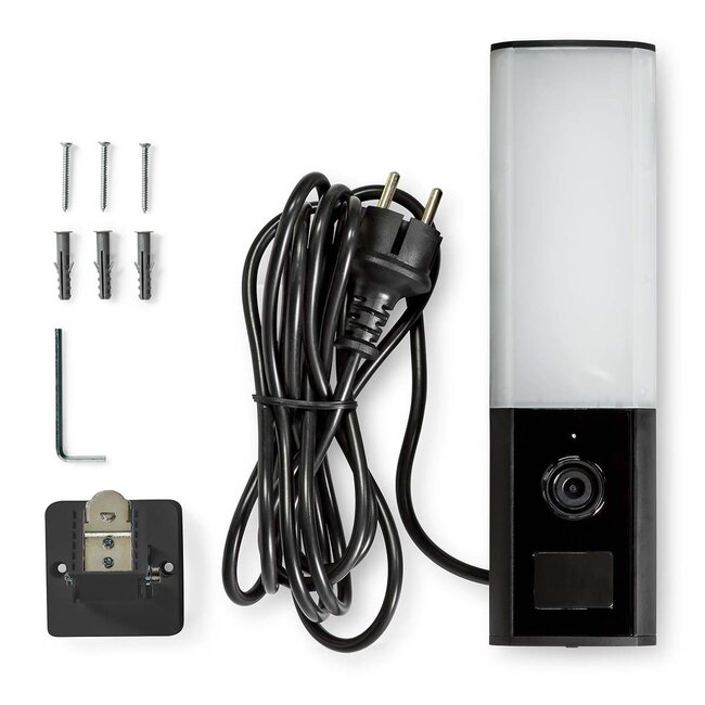 Nedis SmartLife buitenlamp met camera | netvoeding | Wi-Fi | Full HD 1080p