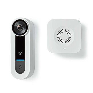 Nedis Nedis SmartLife videodeurbel met gong | 2-draads en netvoeding | Wi-Fi | HD 1536p