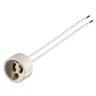 Goobay Lampfitting - kabel met open einde | GU10-fitting | 0,15 meter
