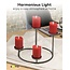 Goobay LED-kaarsenset | 4 stuks | 10 cm | timerfunctie | rood | IP20