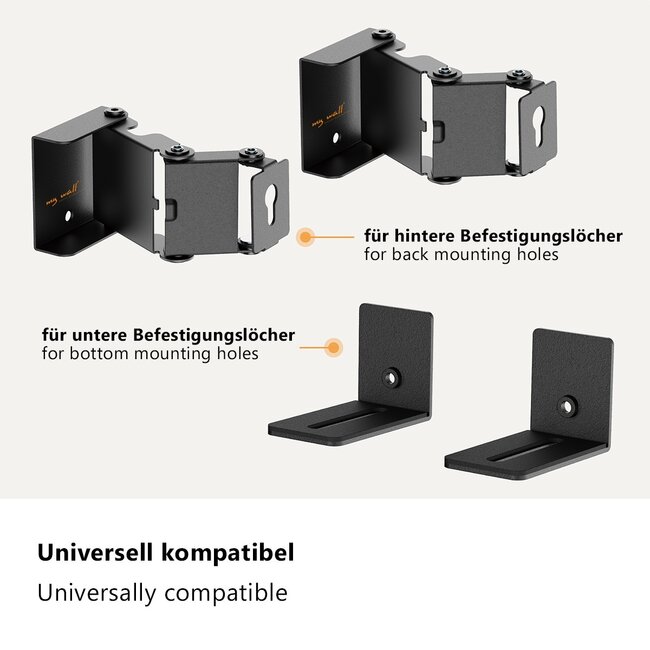 My Wall soundbar muurbeugel | universeel | 3,2 - 14,2 cm diep | tot 10 kg
