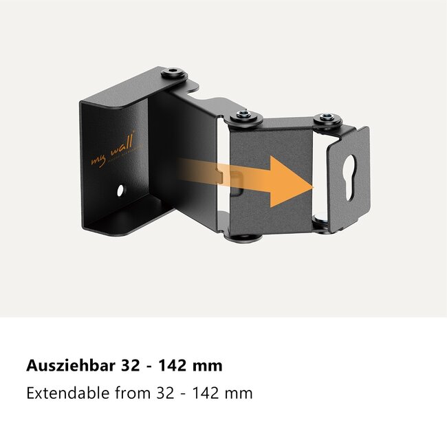 My Wall soundbar muurbeugel | universeel | 3,2 - 14,2 cm diep | tot 10 kg