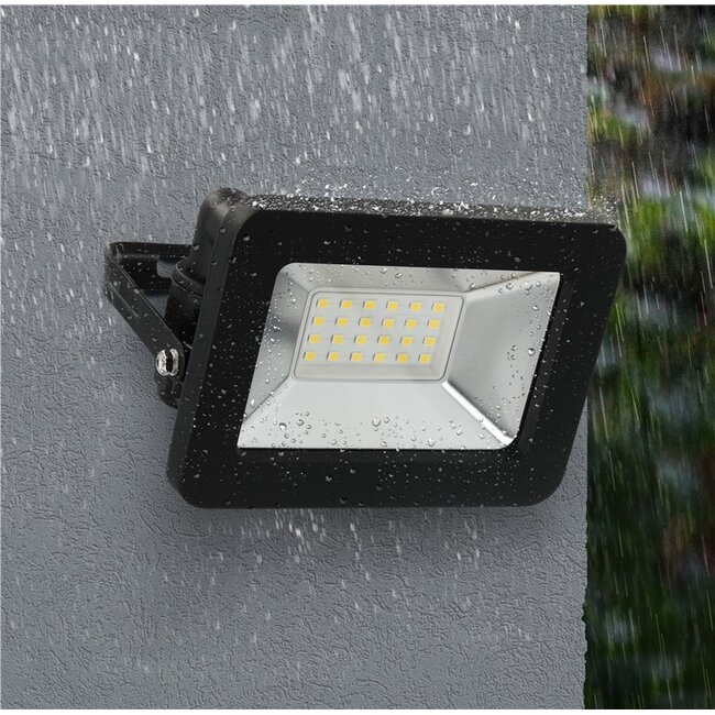 Goobay LED-schijnwerper voor buiten | 10W | IP65 | zwart